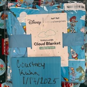 Little Sleepies Toy Story Cloud Blanket